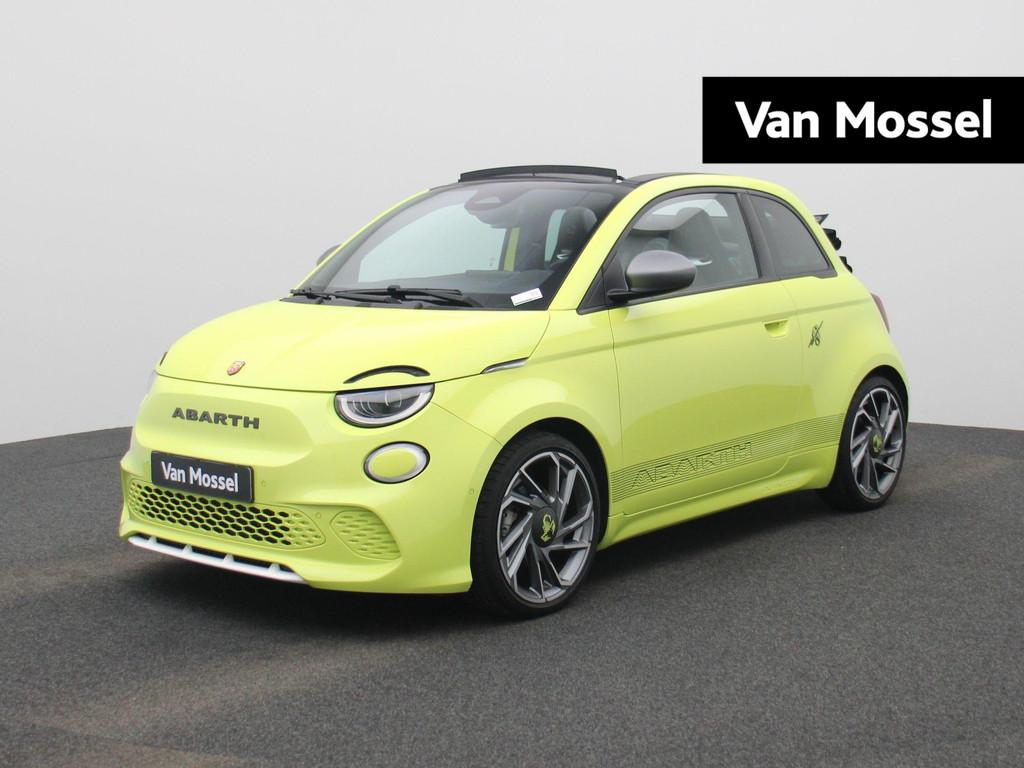 Abarth Fiat 500C Abarth Scorpionissima 42 kWh | Navigatiesys, Auto's, 12 maanden, Gebruikt, 4 stoelen, Alcantara