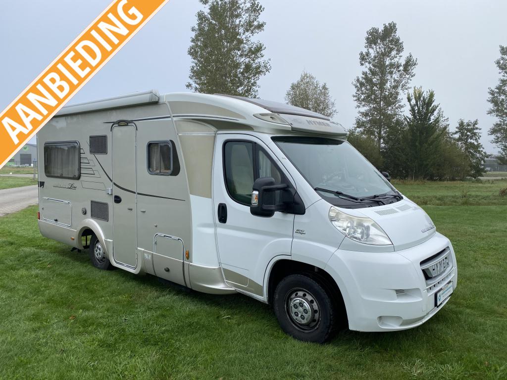 Hymer Tramp 654 CL Nederlandse camper, Caravans en Kamperen, Ringverwarming, Luifel, Bedrijf, Hymer