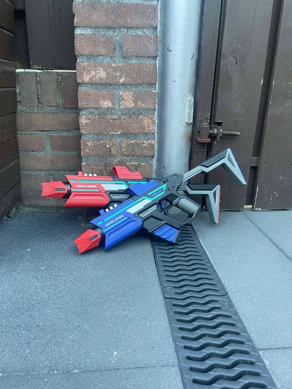 Lasergame set - 2 blasters voor uren speelplezier, Kinderen en Baby's, Speelgoed | Overig, Ophalen, Gebruikt, Jongen of Meisje