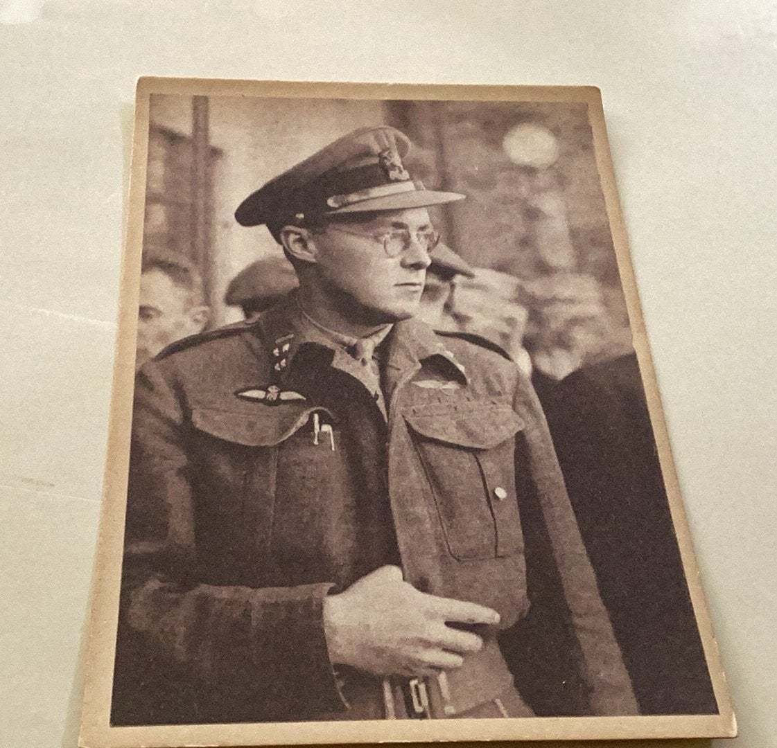 Tilburg 1944 echte fotokaart Prins Bernhard, Verzamelen, Ophalen of Verzenden, Nederland, Foto of Poster