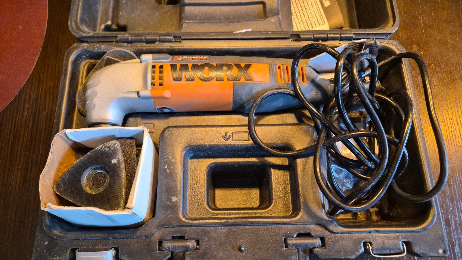 Worx multitool in orginele koffer, Ophalen, Gebruikt
