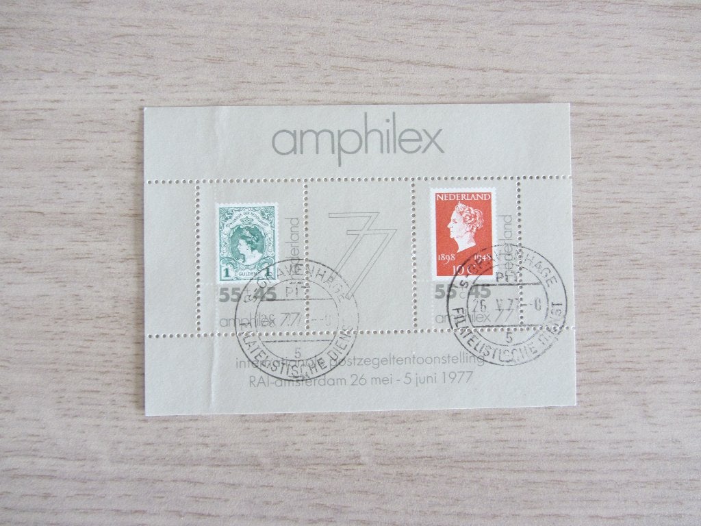 Amphilex 1977, Ophalen of Verzenden, Na 1940, Gestempeld