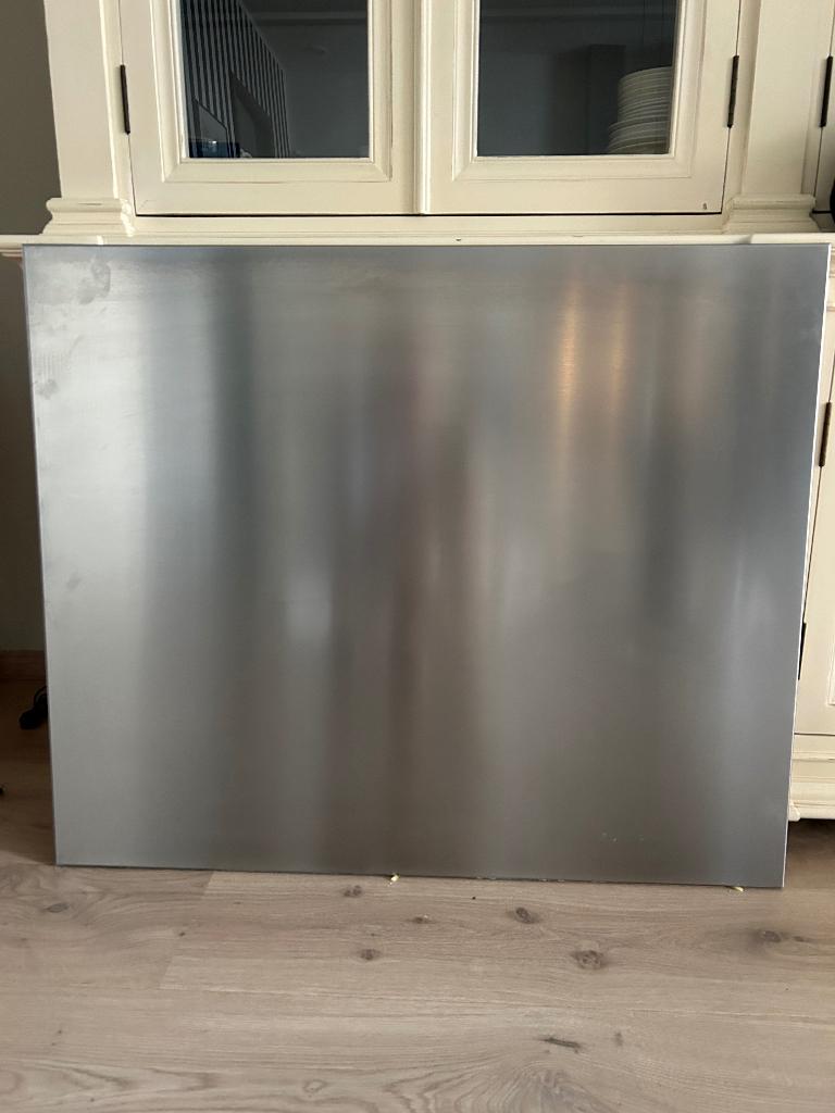 rvs achterwand kookplaat, Huis en Inrichting, Ophalen, Overige kleuren, 50 tot 100 cm, Zo goed als nieuw