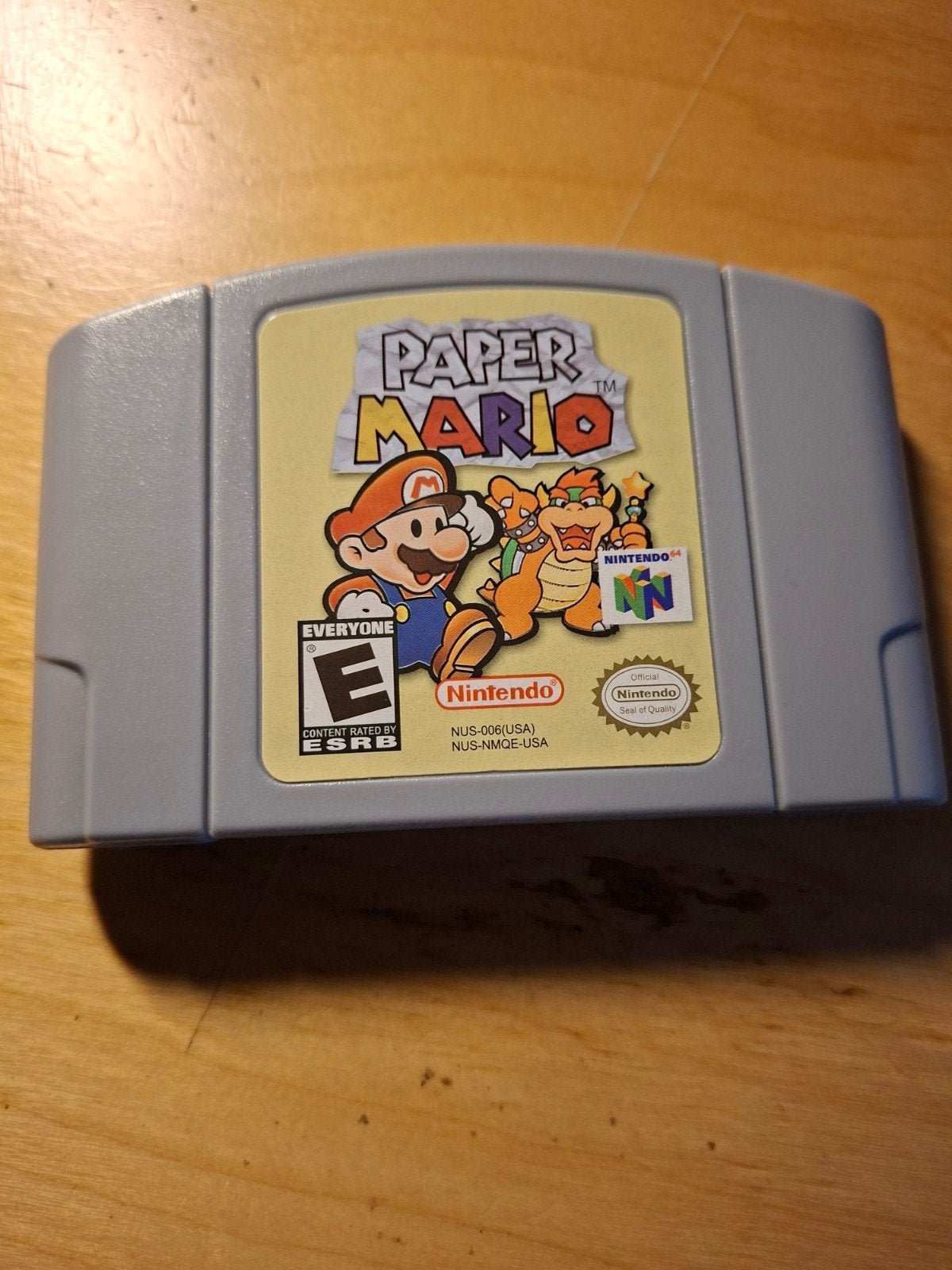 Paper Mario Nintendo 64 Cartridge, Spelcomputers en Games, Ophalen of Verzenden