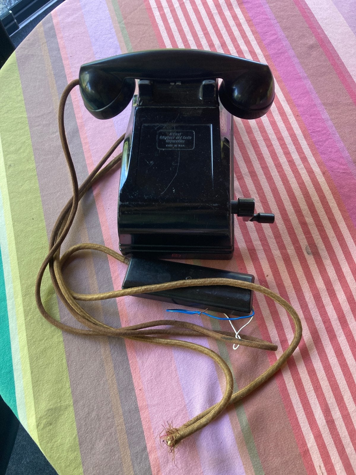 Vintage PTT wandtelefoon - Opbrengst naar goed doel, Ophalen of Verzenden