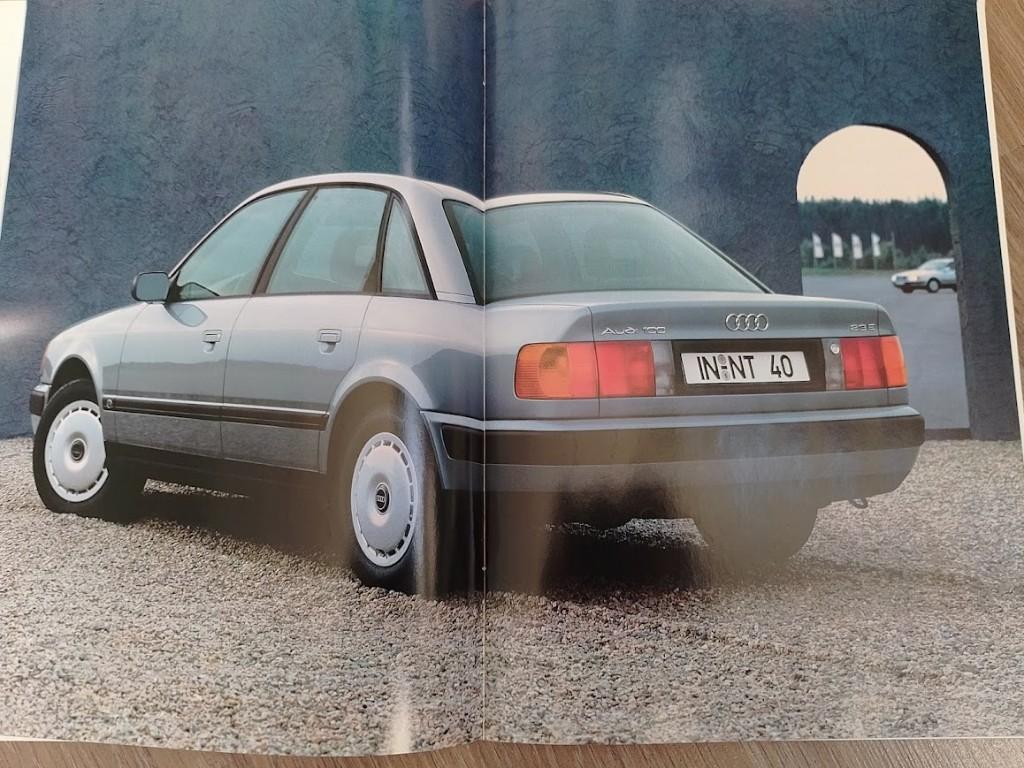 Audi 100 autofolder 1992, Ophalen of Verzenden, Nieuw, Audi