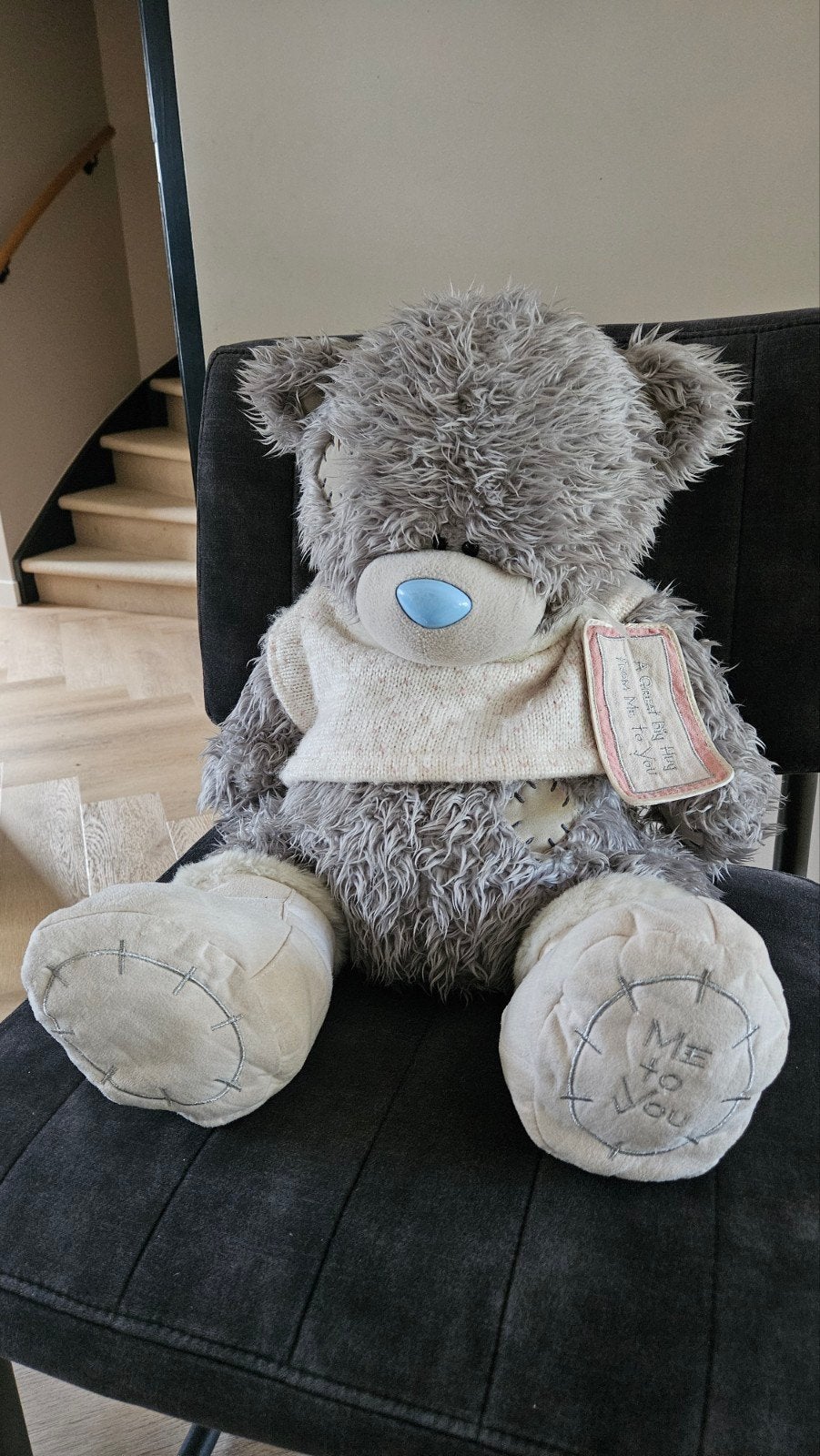 Me to You Tatty Teddy knuffelbeer met trui, Overige merken, Overige karakters, Beer, Grijs