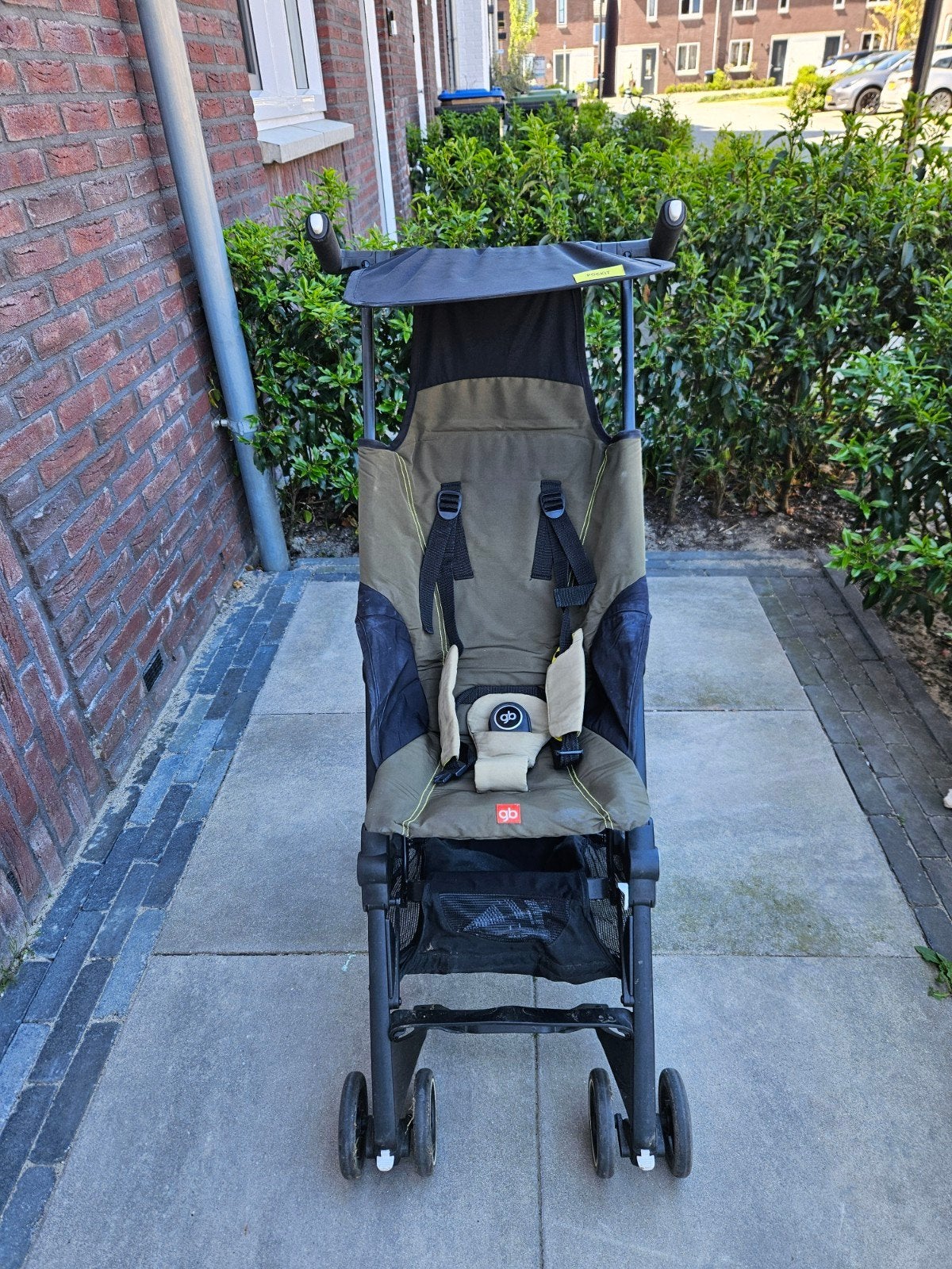 GB Pockit opvouwbare buggy - Ideaal voor reizen, Ophalen, Gebruikt, Overige merken, Zonnekap