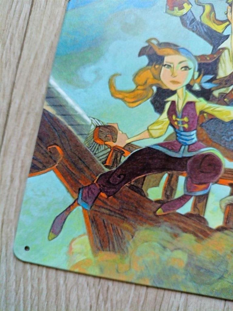 Metalen Wandbord The Tales of Monkey island retro pc spel, Verzenden, Nieuw