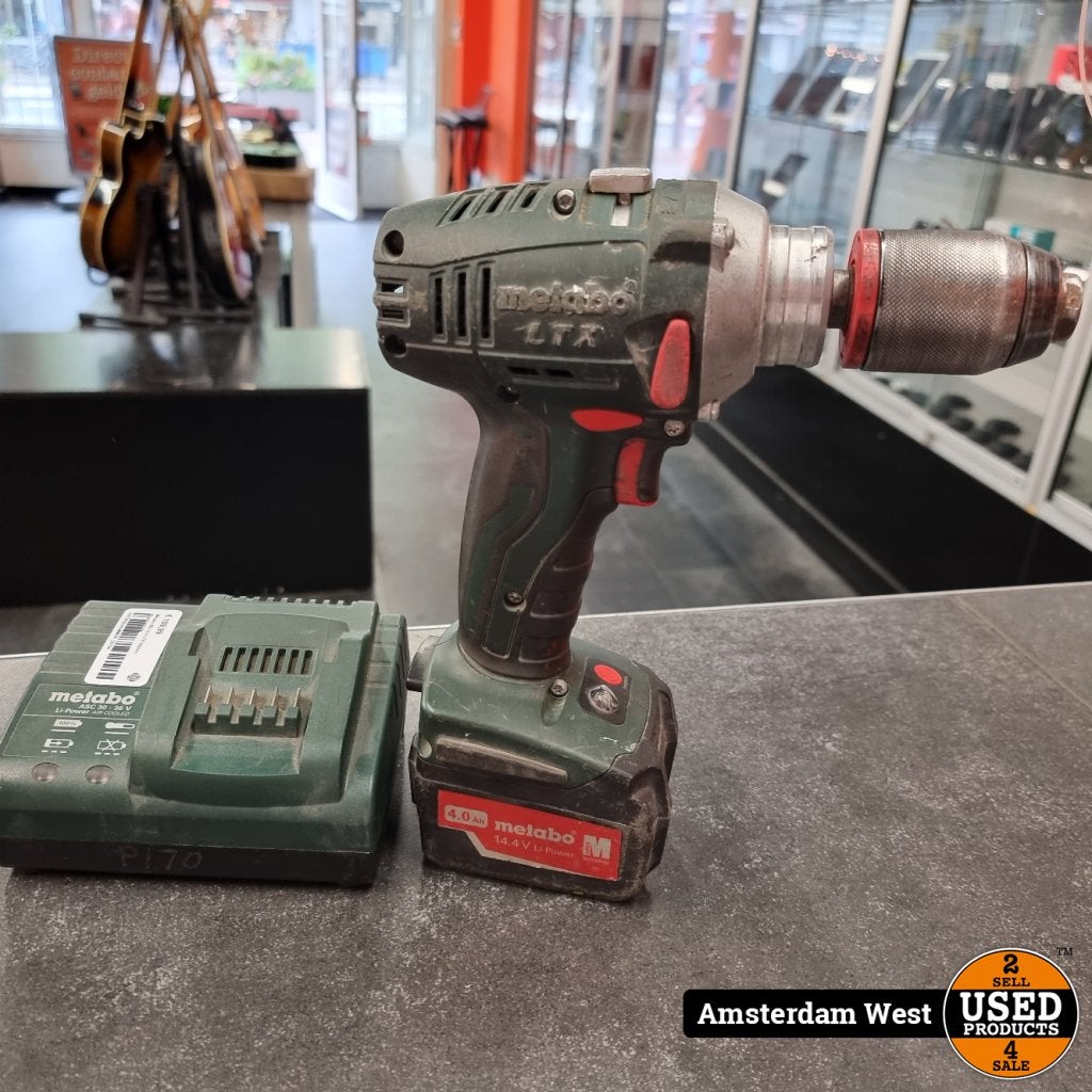 Metabo BS 14.4 LTX Impuls Boormachine, Metabo, Zo goed als nieuw, Support@metabo.com, Metabo Corporation, Metabo-Werke GmbH, 
72622 NÃ¼rtingen
Germany