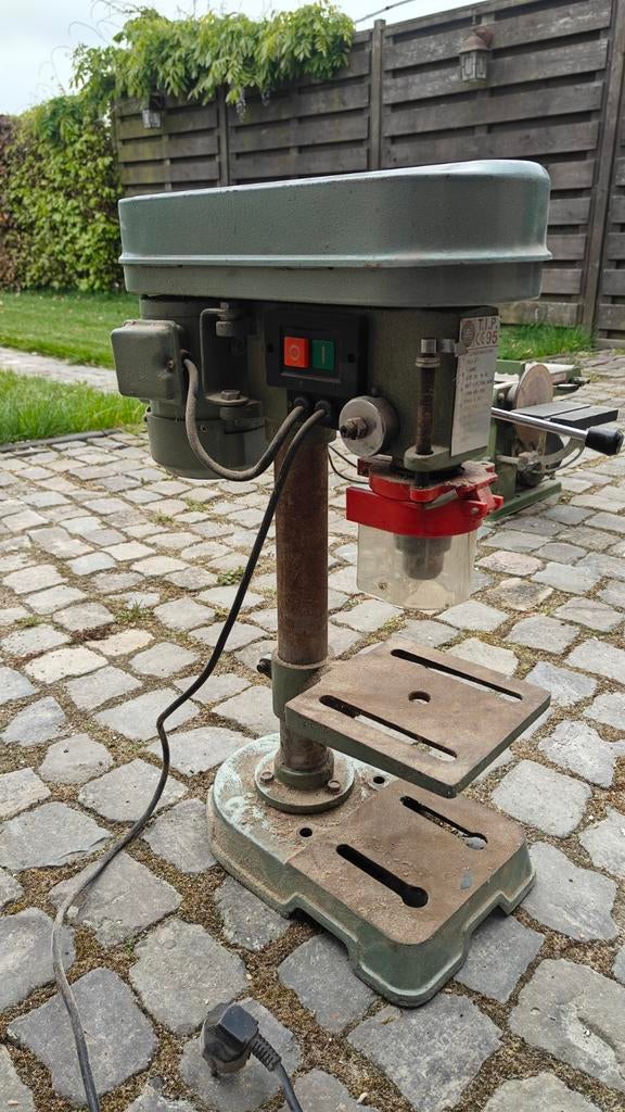 T.I.P. tafel kolomboor, Ophalen, Gebruikt, Kolomboormachine