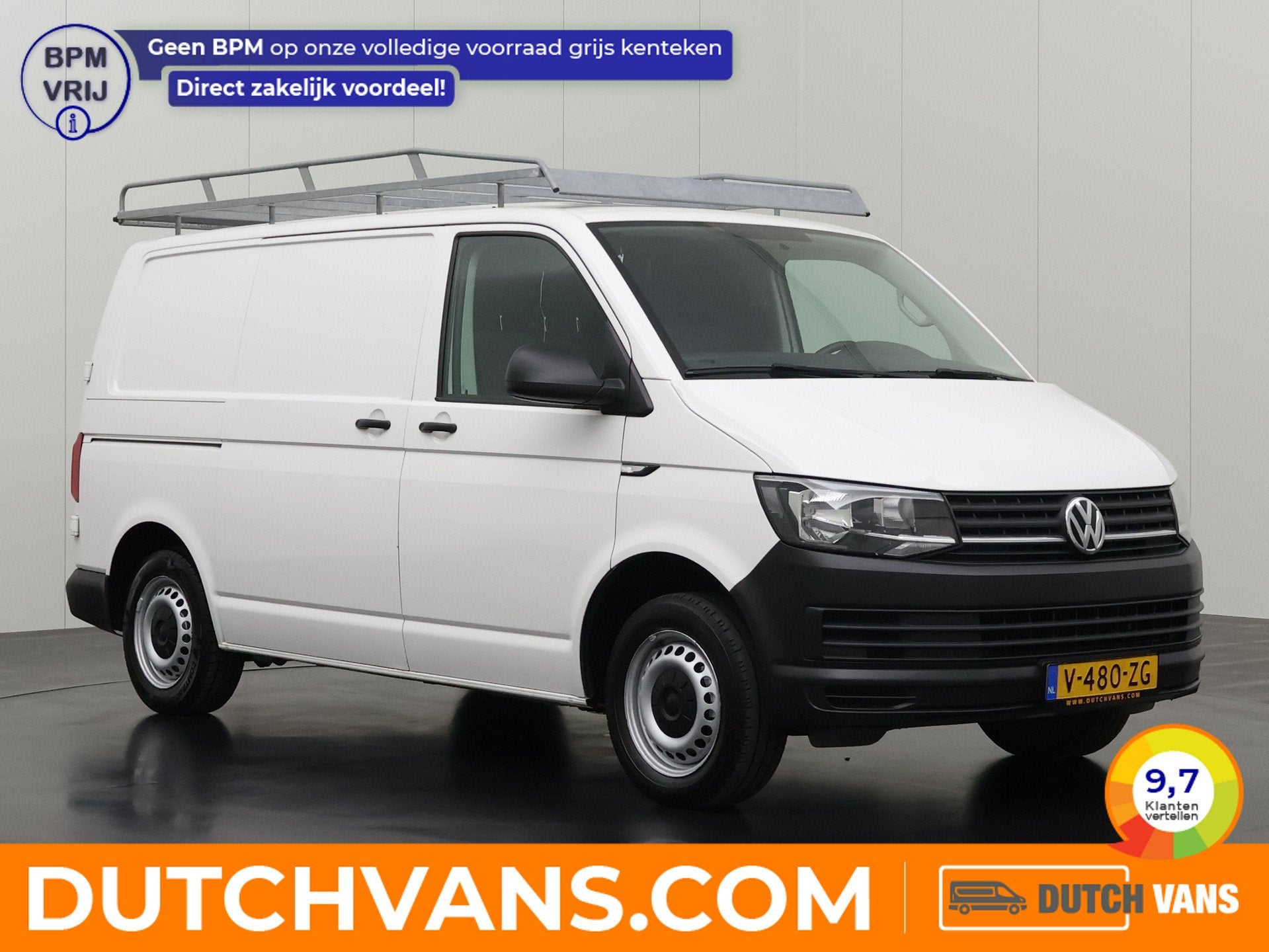 Volkswagen Transporter 2.0TDI Imperiaal | Trekhaak | Airco |, Voorwielaandrijving, Dealer onderhouden, Gebruikt, Euro 6
