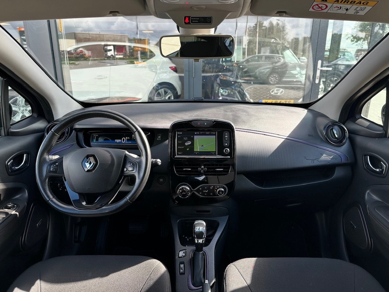 Renault Zoe R110 108pk Limited | KOOPBATTERIJ | Bose | Cam., Auto's, Automaat, Stof, Gebruikt, Zwart