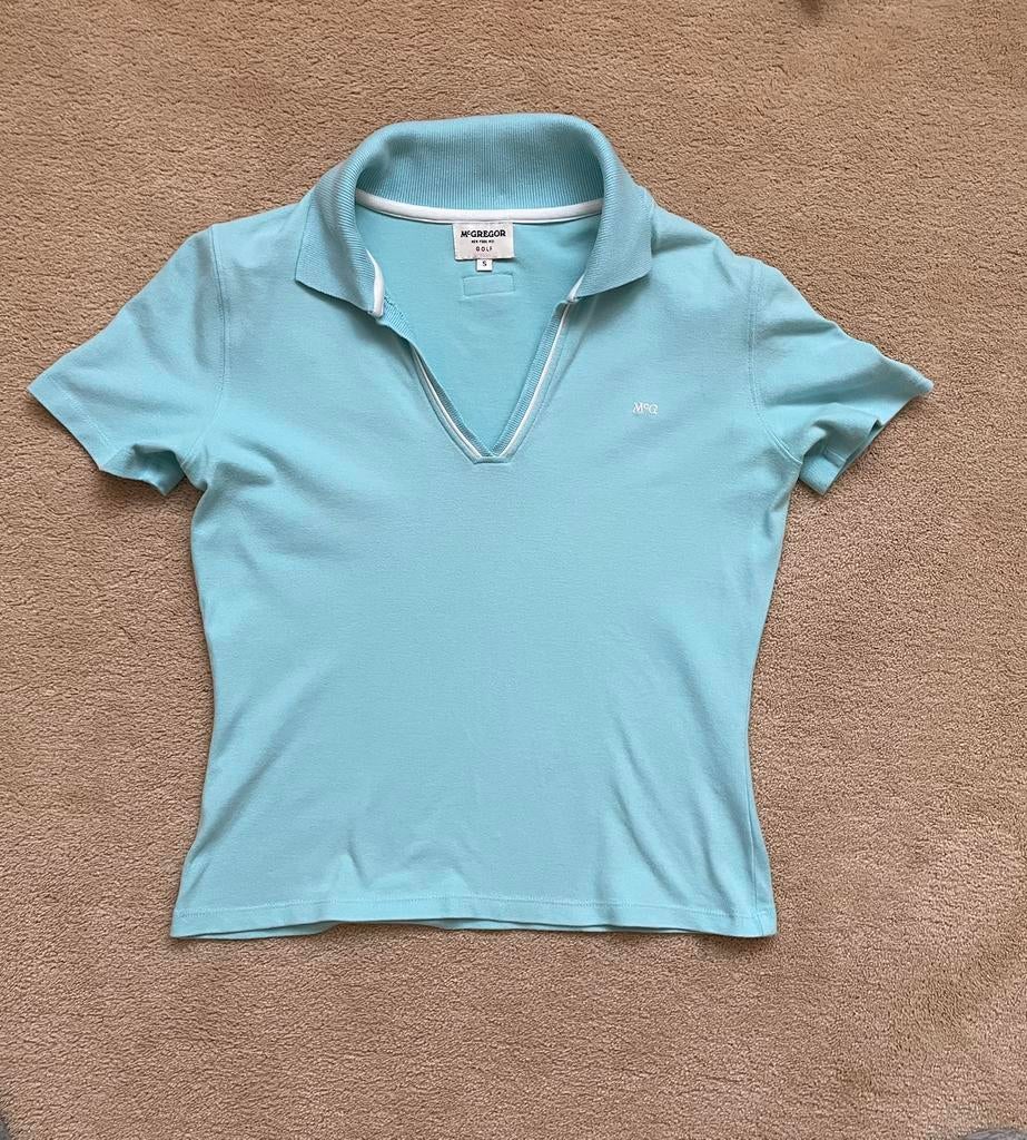 Leuke polo McGregor maat S, Maat 38/40 (M), Blauw, Ophalen of Verzenden, Zo goed als nieuw