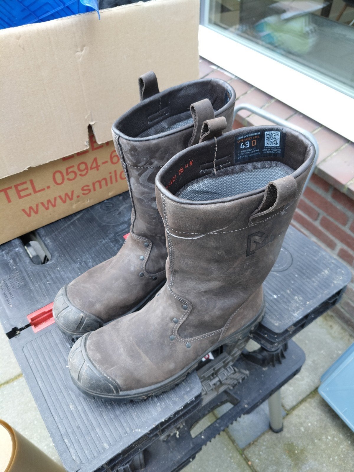 Emma Mendoza 582 Werklaarzen Maat 43 - Ongebruikt, Bruin, Nieuw, Werkschoenen, Emma Safety Footwear