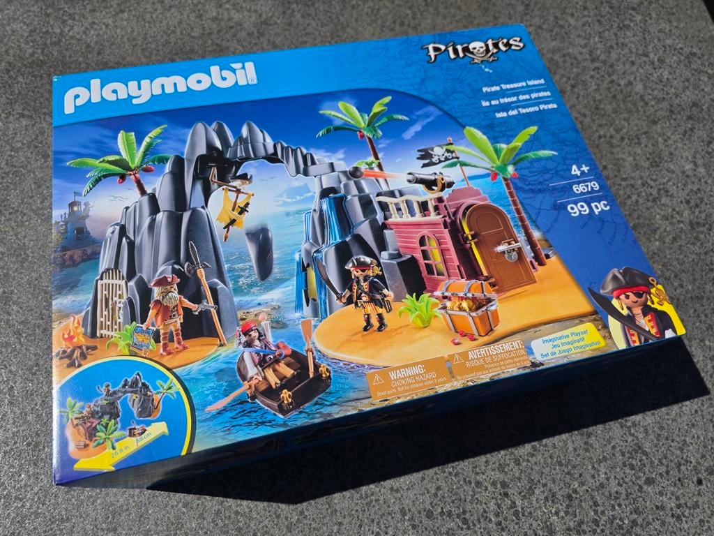 Playmobil Piraten Schateiland 6679 - Nieuw in doos, Kinderen en Baby's, Speelgoed | Playmobil, Nieuw, Complete set, Ophalen