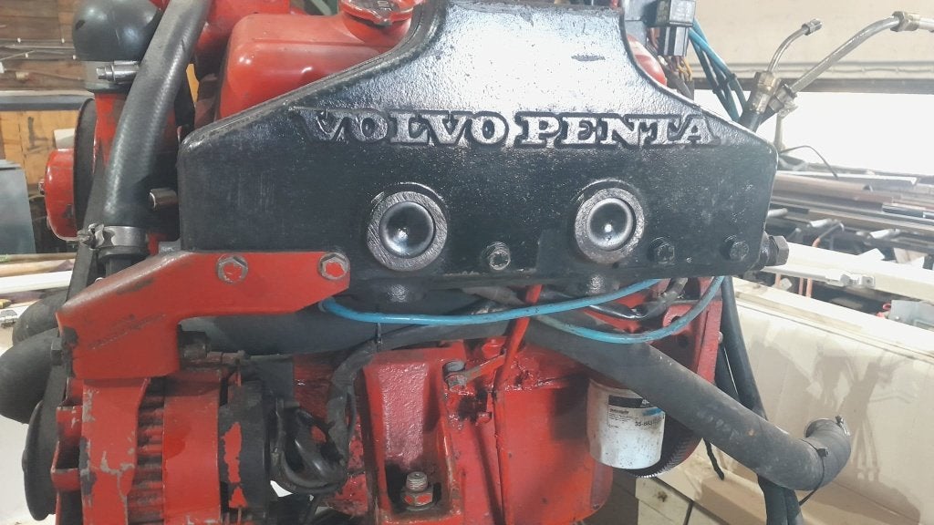 Volvo penta v6 motor met staartstuk 175 pk, Ophalen, Overige merken, Gebruikt, Binnenboordmotor