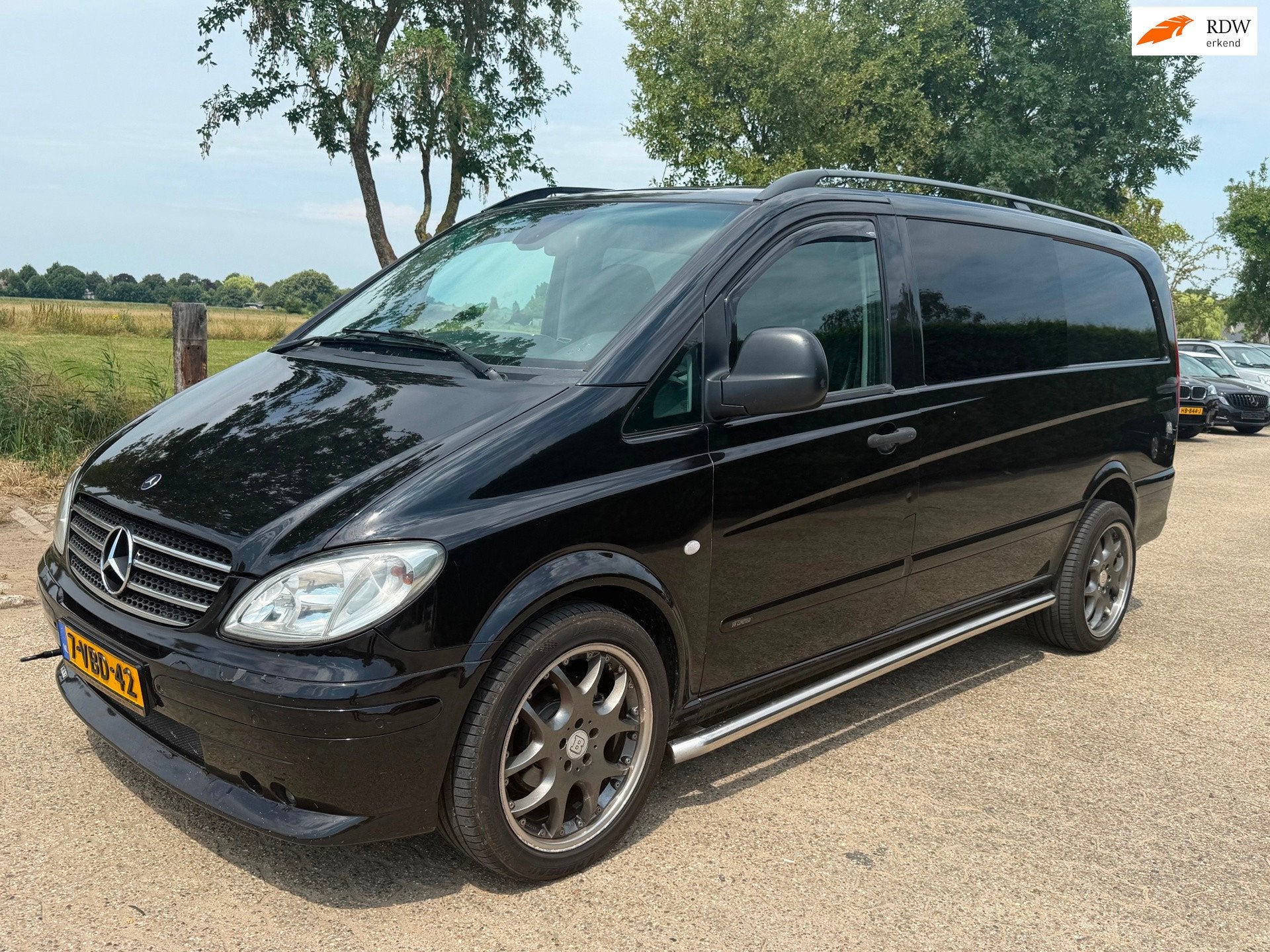 Mercedes-Benz Vito 120 CDI 320 Lang DC 6-Zits,luxe,Brabus, L, Automaat, Achterwielaandrijving, Gebruikt, Zwart