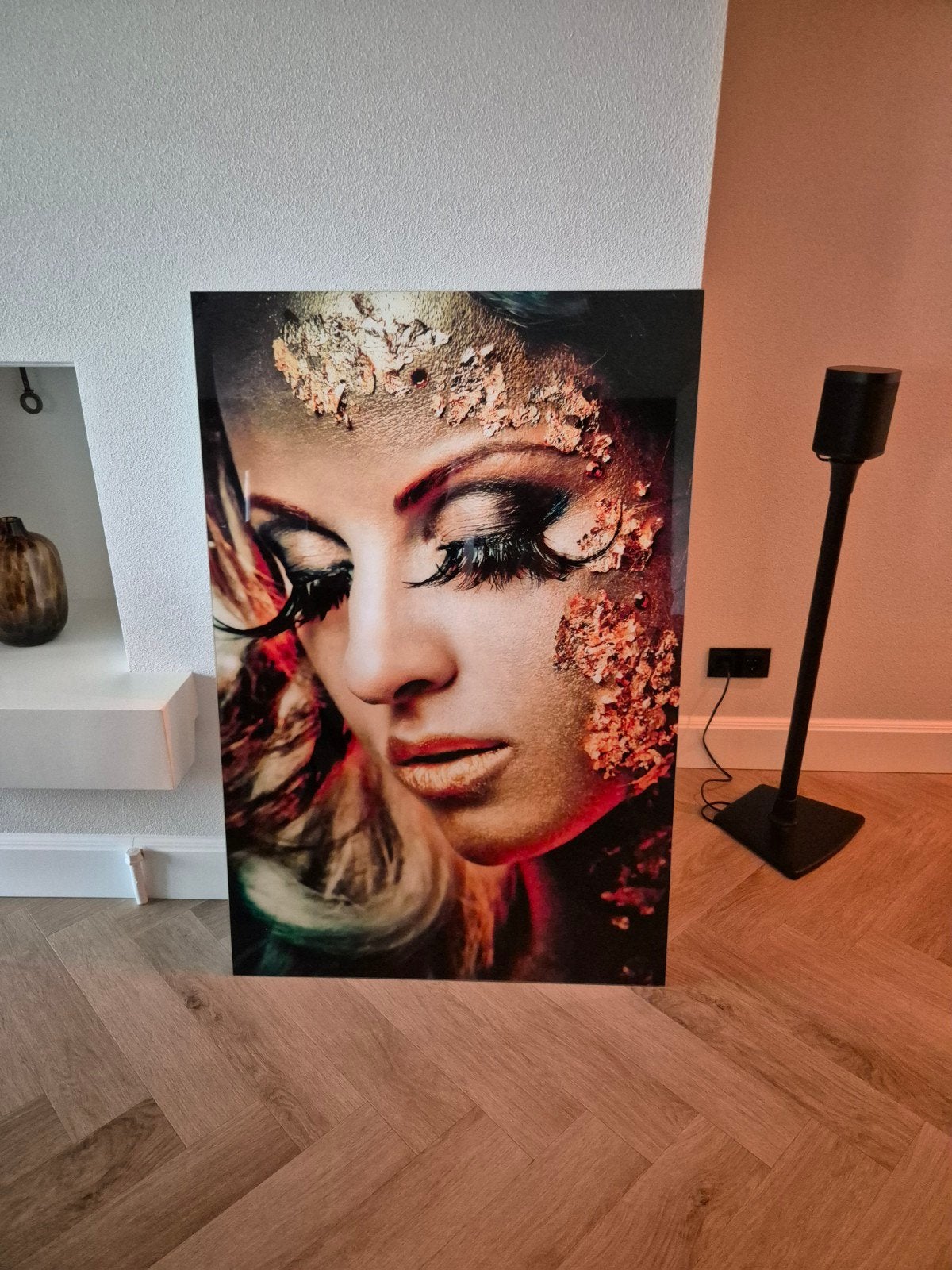 photo art / galeriekwaliteit plexiglas / " Golden Lady", Ophalen, Zo goed als nieuw, 75 tot 100 cm, Foto of Poster