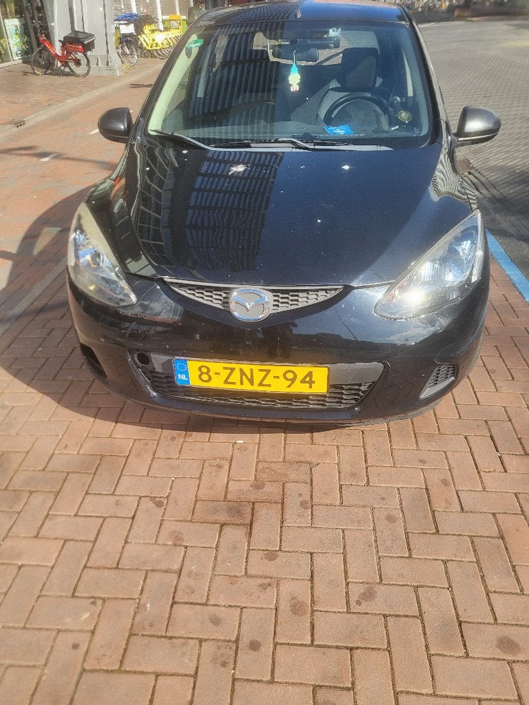 Mazda 2008 Zwart, Auto's, Mazda, 74 pk, 31 €/maand, Navigatiesysteem, Zwart