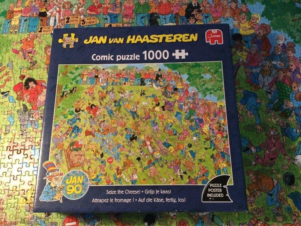 Jan van Haasteren puzzels, Ophalen, 500 t/m 1500 stukjes, Zo goed als nieuw, Legpuzzel