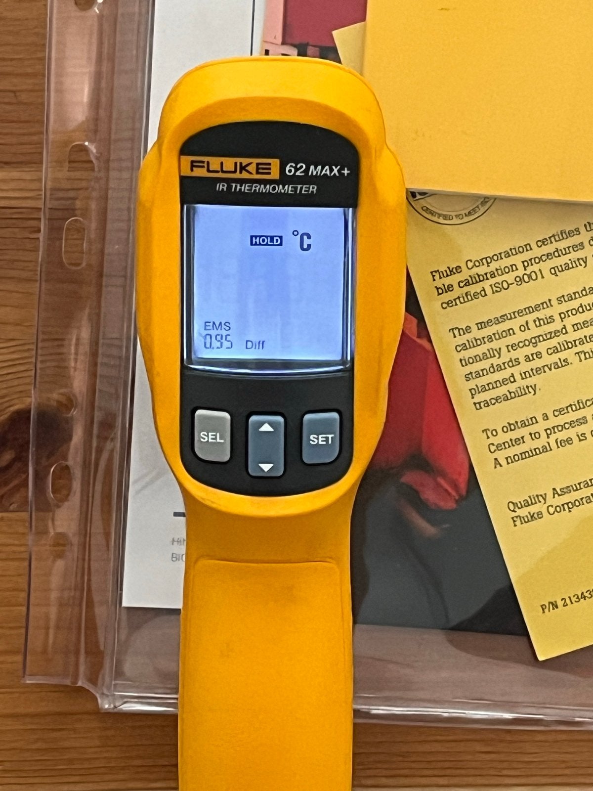 Fluke 62 MAX+ Infrarood Thermometer - Zo goed als nieuw, Ophalen of Verzenden, Zo goed als nieuw, Temperatuur