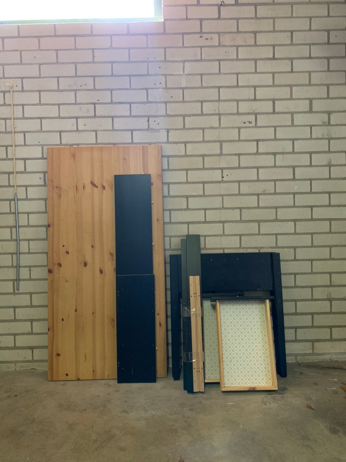 IKEA ARKELSTORP bureau, Ophalen, Zwart, Gebruikt, Hout