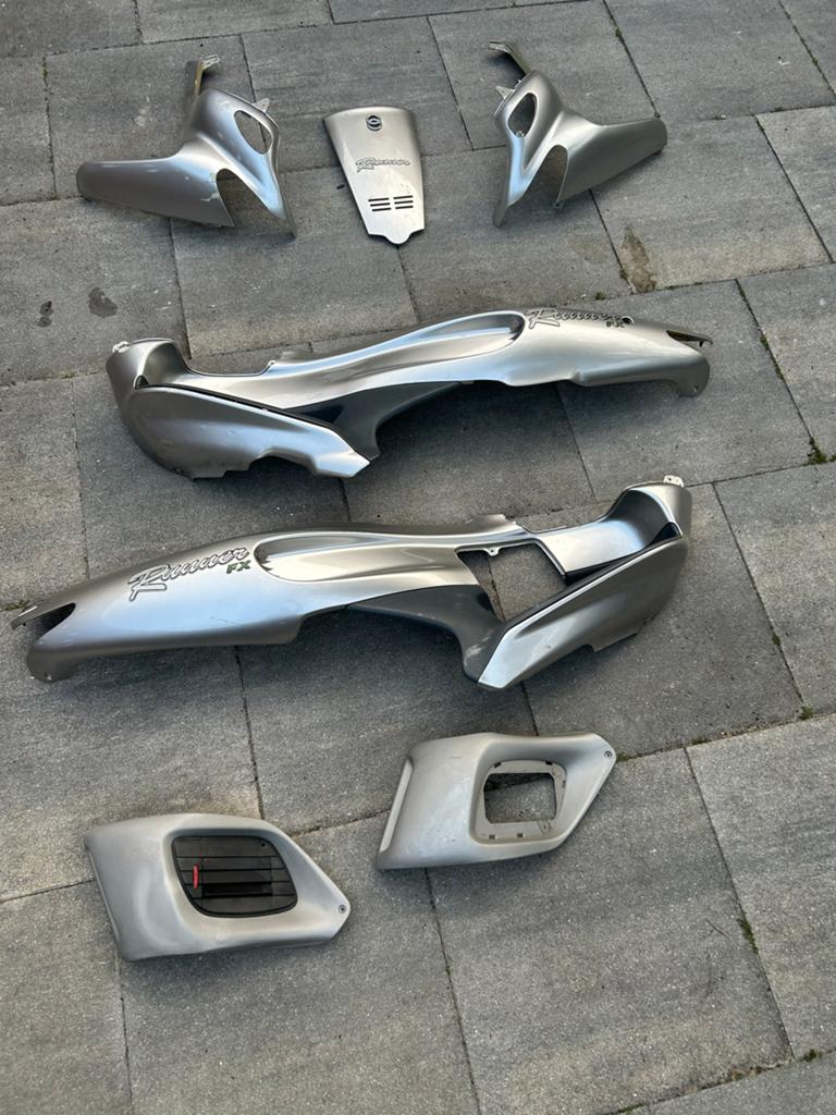 Originele kappenset Gilera Runner FX - Grijs, Ophalen of Verzenden, Gebruikt, Kap, Overige merken