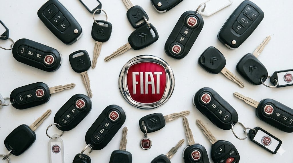 Fiat autosleutel behuizingen voor reparatie of vervanging, Ophalen