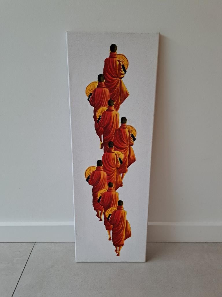Origineel doek uit Myanmar, 80x27cm, Ophalen