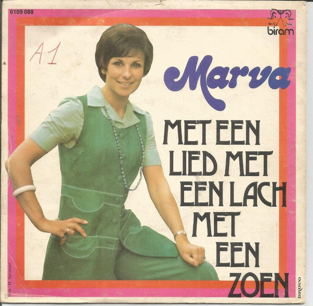 Marva – Ik Blijf Op Je Wachten (1974), Gebruikt, Fotohoes, 7 inch, Ophalen of Verzenden