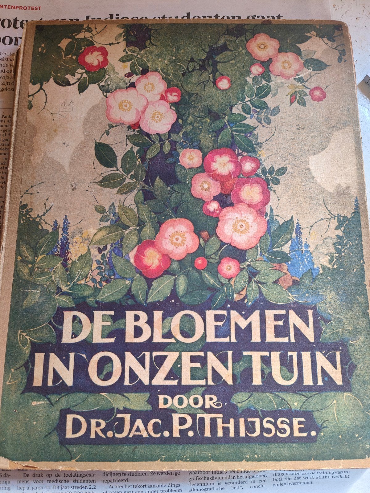 De Bloemen in Onzen Tuin - Dr. Jac. P. Thijsse (oud boek), Ophalen of Verzenden, Dr. Jac. P. Thijsse