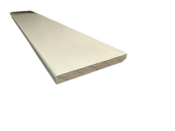 Partij MDF plinten wit gegrond, Doe-het-zelf en Verbouw, Plinten en Afwerking, Ophalen, Nieuw, Mdf, 250 cm of meer