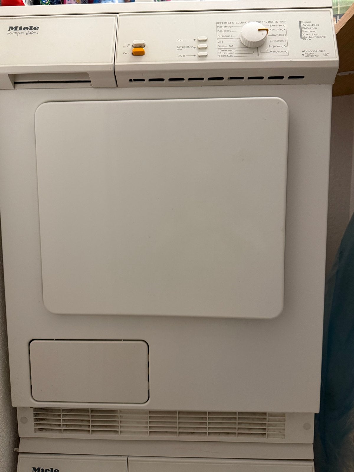 Miele Novotronic Gala C T 495 C Condensdroger, Witgoed en Apparatuur, Ophalen, 6 tot 8 kg, Gebruikt, Voorlader