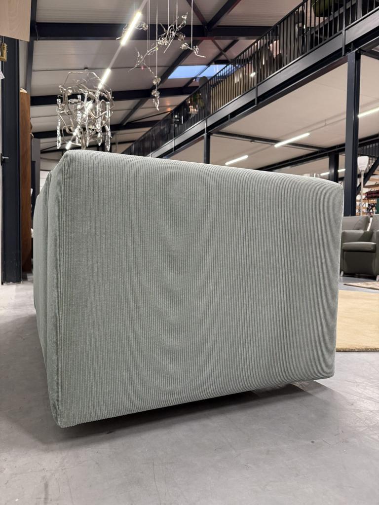 Nieuw Gelderland 430 Kubusbank 2 Zits Rib stof Design 173, Huis en Inrichting, Banken | Bankstellen, 150 tot 200 cm, Ophalen of Verzenden