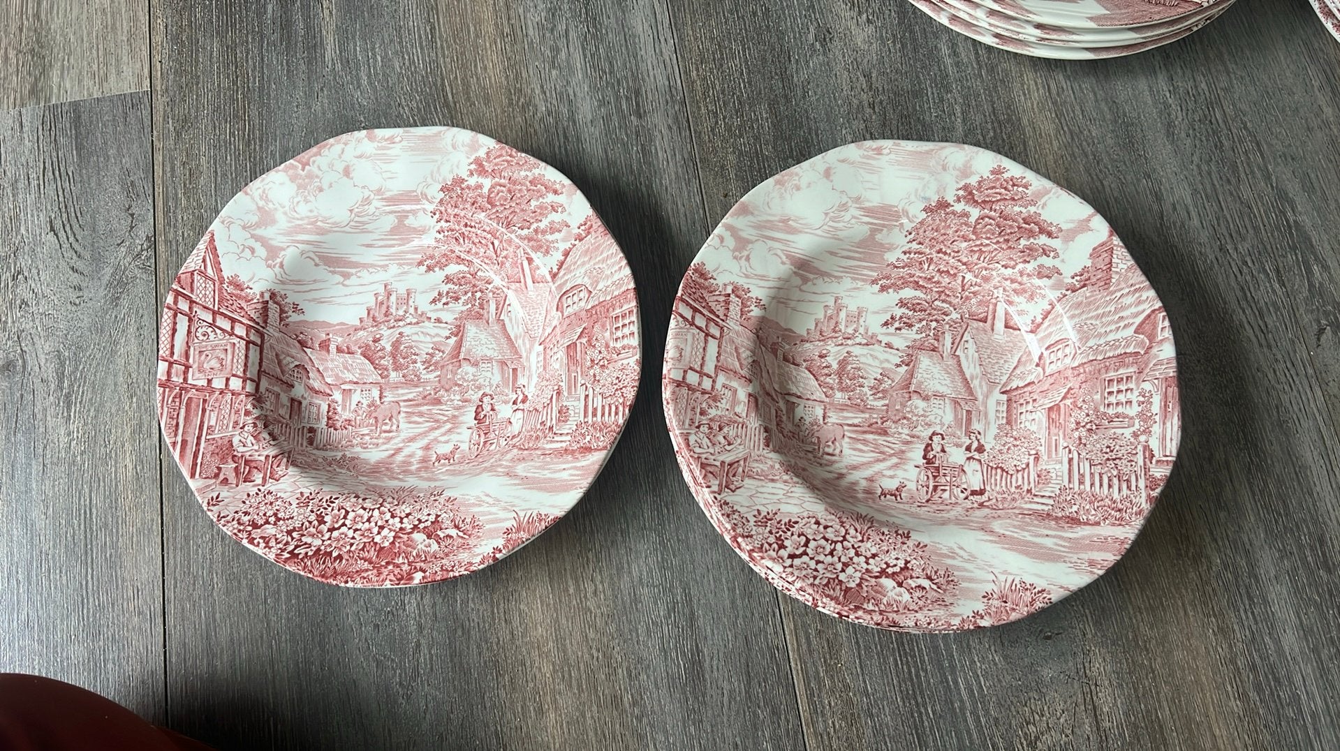 Enoch Wedgwood (tunstall) LTD. 6 Diepe borden, Ophalen of Verzenden