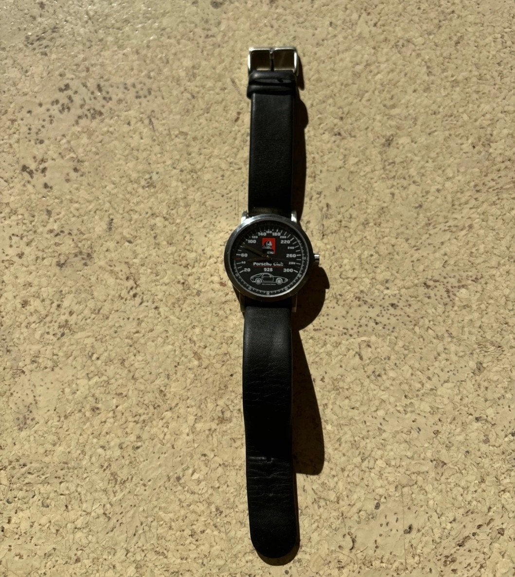 Porsche Club 928 Limited Edition Horloge, Overige merken, Leer, Staal, Polshorloge