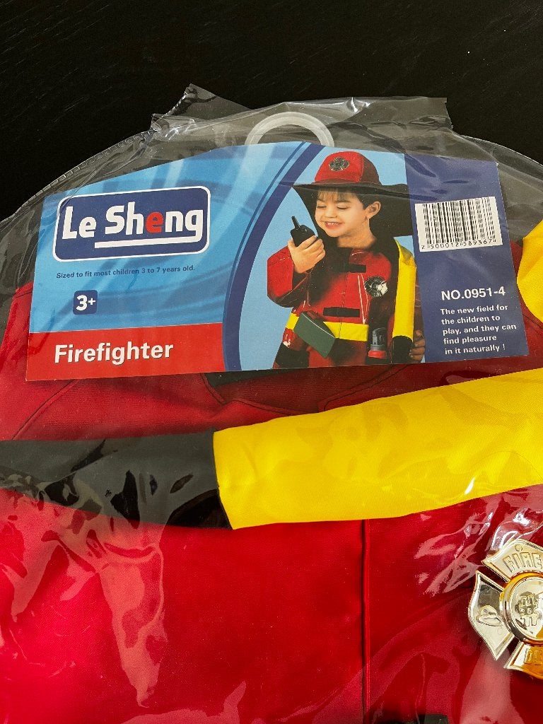 Brandweerman verkleedpak, Ophalen, Nieuw, 110 t/m 116, Jongen of Meisje