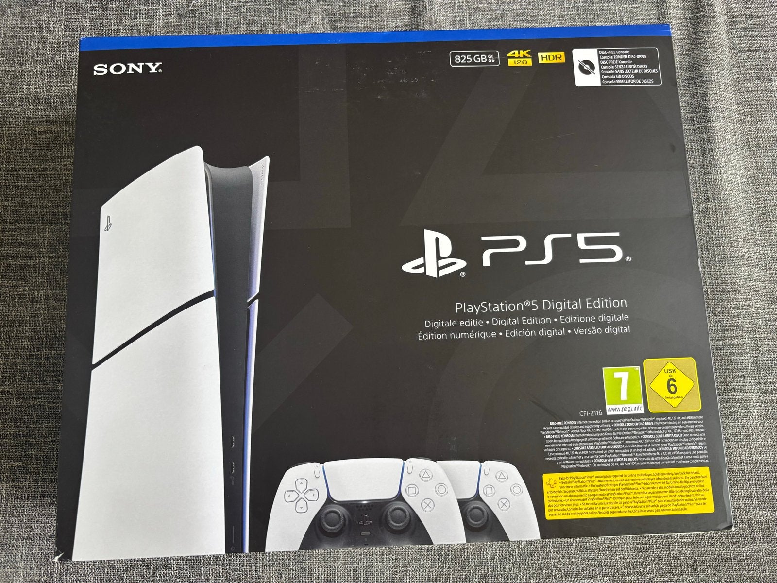Sony Ps 5 Digital Edition 2 controllers - Nieuw in doos, Ophalen, Nieuw, Vanaf 7 jaar, Eén computer