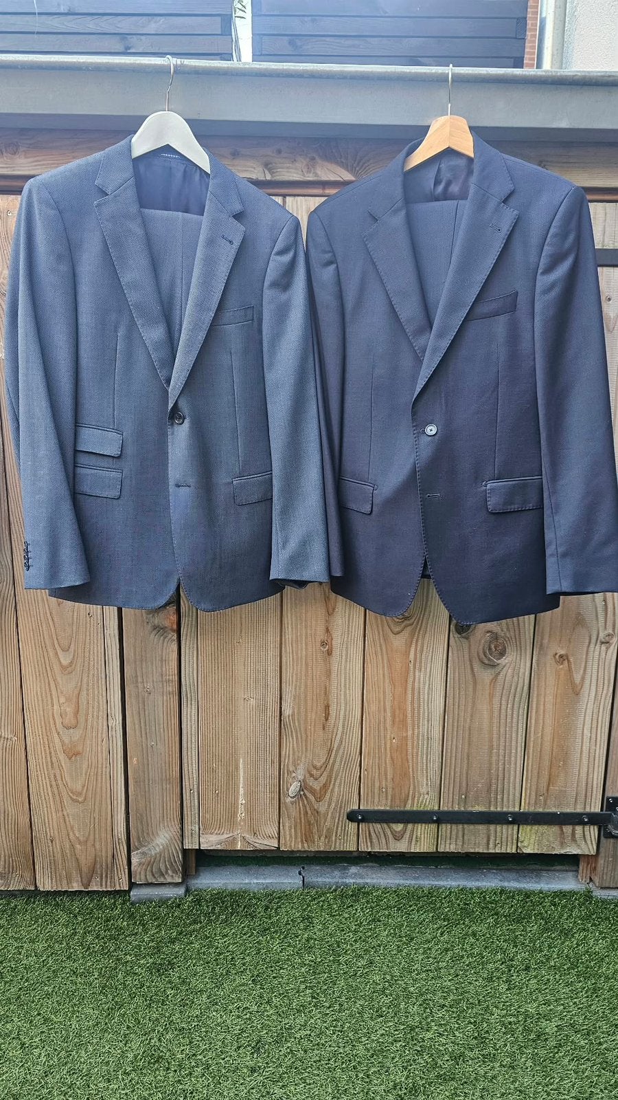 Van Gils kostuum 2x, Ophalen of Verzenden, Zo goed als nieuw, Maat 48/50 (M), Blauw