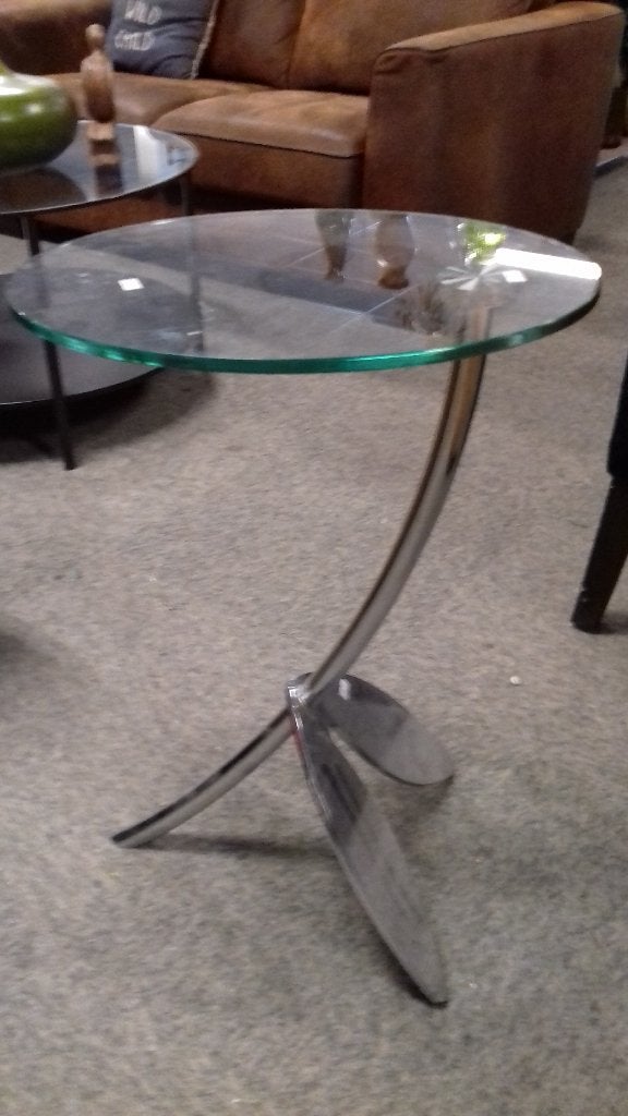 DESIGN BIJZETTAFELTJE METAFORM PAPILLON  E715,= NU E325,=!!!, Huis en Inrichting, Minder dan 55 cm, Ophalen of Verzenden, Modern