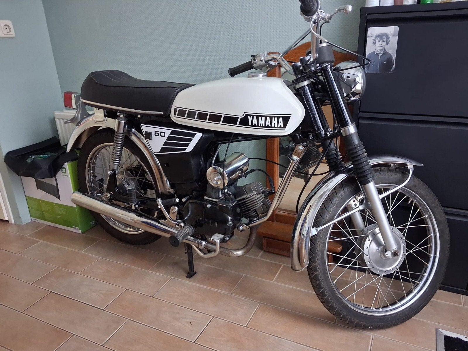 yamaha fs1, Ophalen, Maximaal 45 km/u, Yamaha, 49 cc