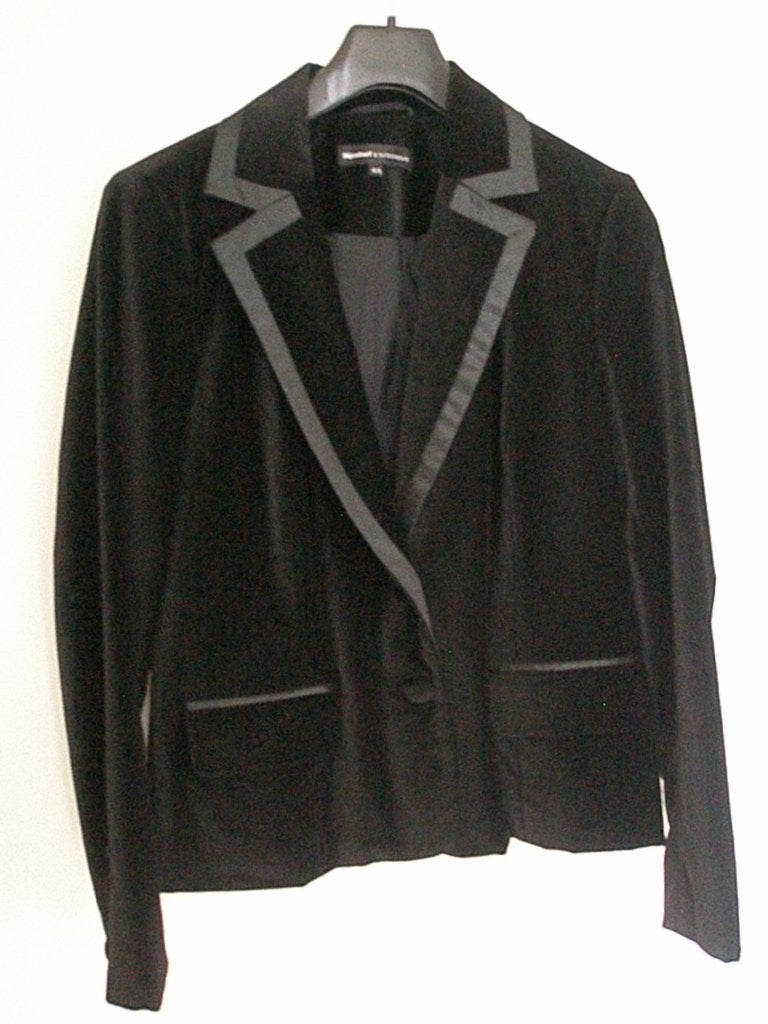 Bijenkorf blazer fluweel maat 42, Zwart, Bijenkorf, Maat 42/44 (L), Nieuw