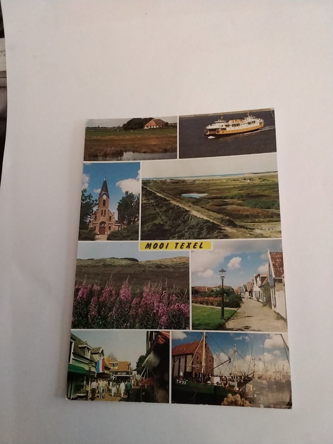 Ansichtkaart Mooi Texel - Vintage, Verzamelen, Ophalen of Verzenden, 1960 tot 1980, Gelopen, Waddeneilanden
