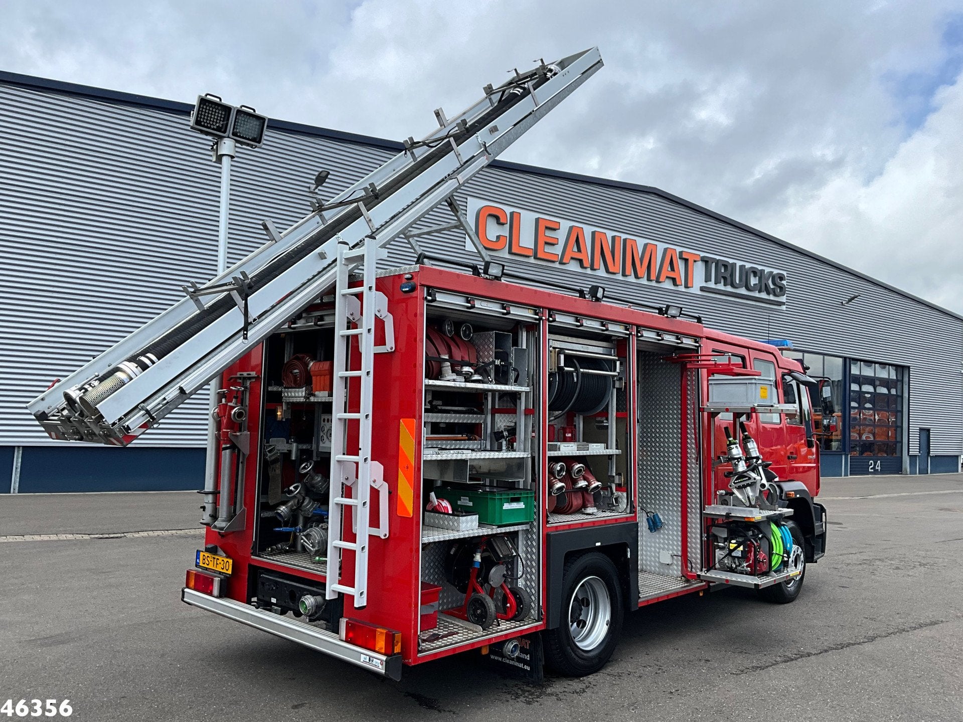 MAN TGL 14.250 Feuerwehr / materiaalwagen met Waterpomp Just, Auto's, Automaat, Achterwielaandrijving, 8 stoelen, Elektrische ramen