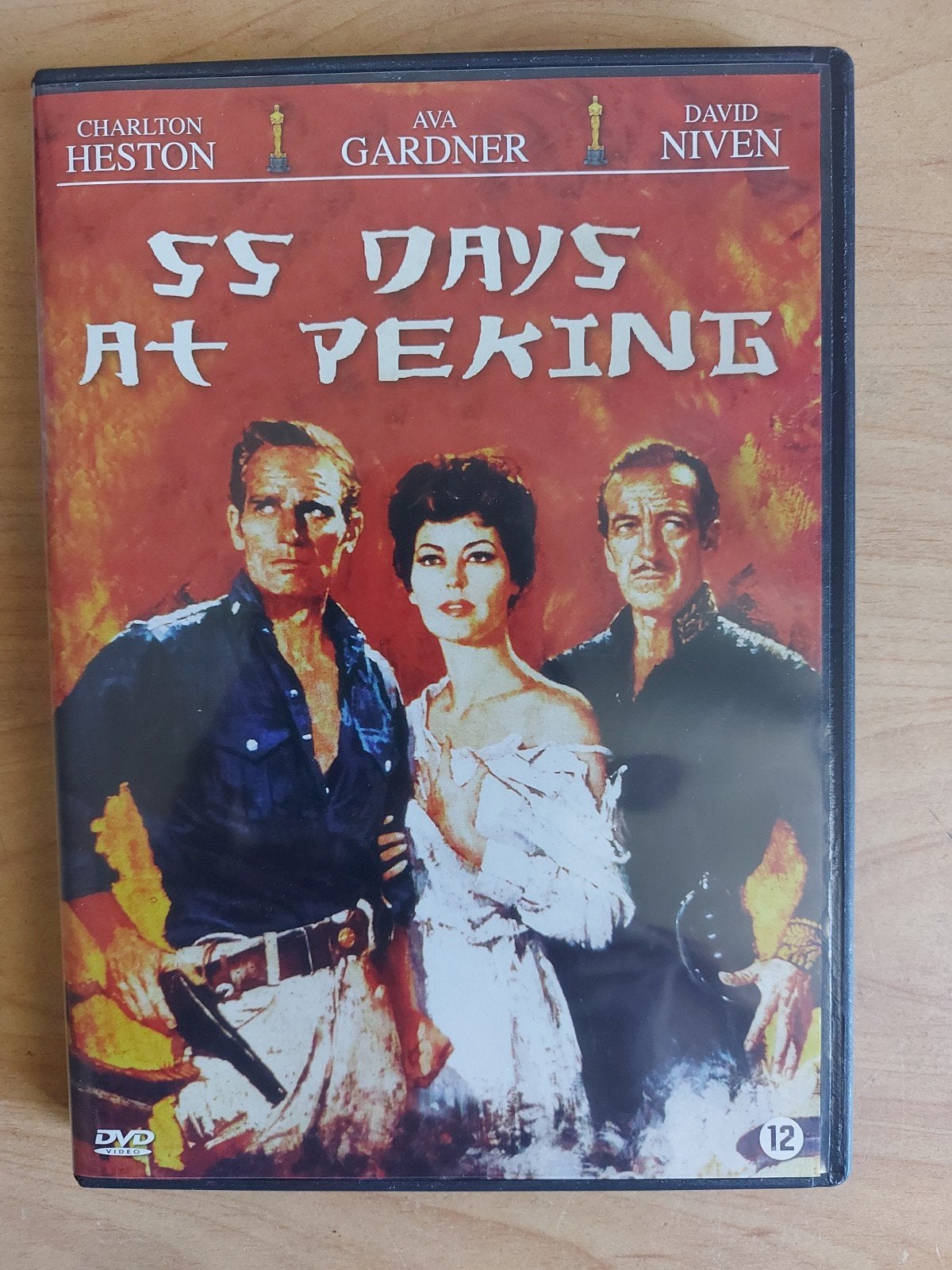 55 Days at Peking - Charlton Heston, Alle leeftijden, Ophalen of Verzenden, 1940 tot 1960, Zo goed als nieuw