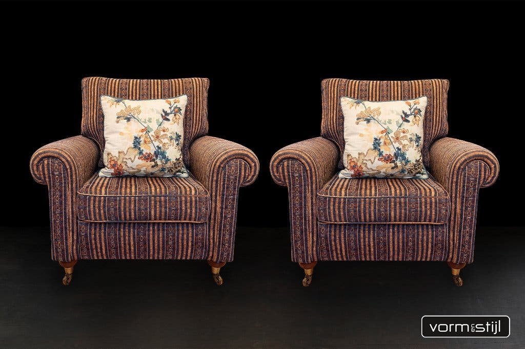 Duresta style fauteuils, Ophalen, 75 tot 100 cm, Zo goed als nieuw, 75 tot 100 cm