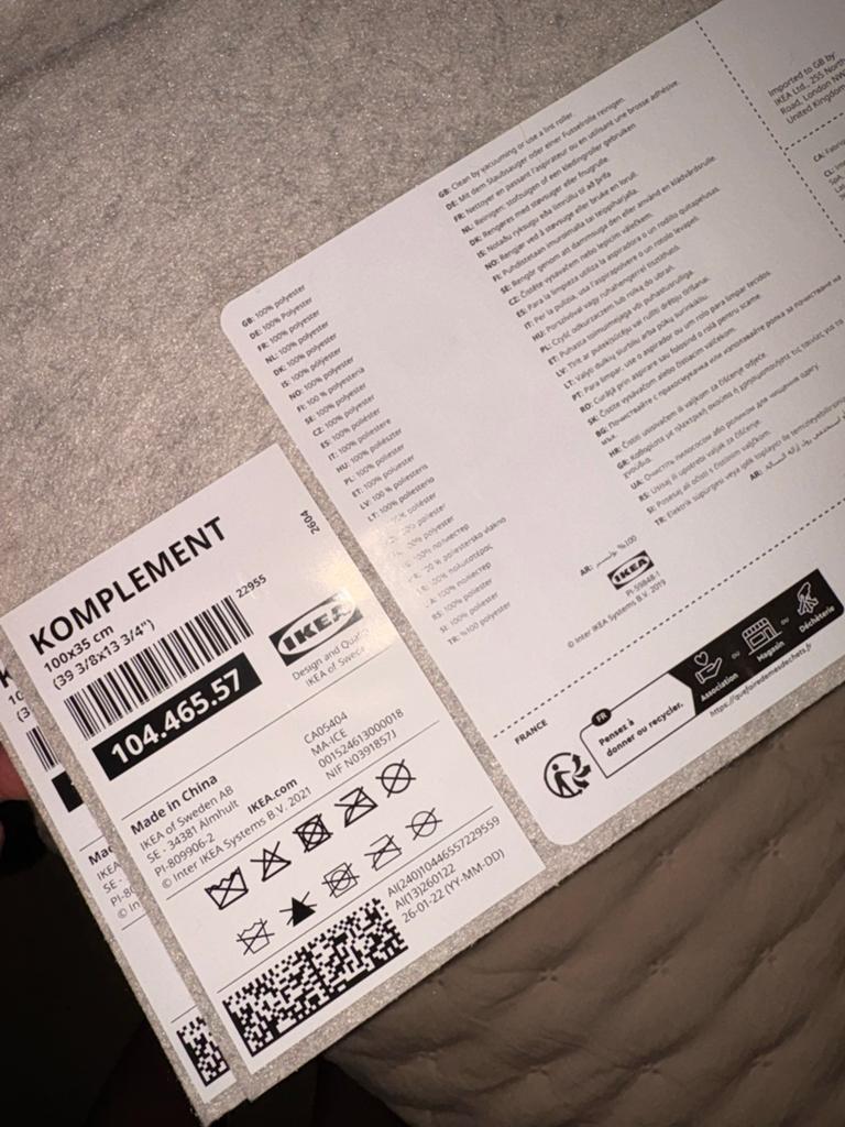 4x IKEA Komplement Schoeneninzet Pax Kast 100x35cm Nieuw, Huis en Inrichting, Kasten | Schoenenkasten, Ophalen, Nieuw