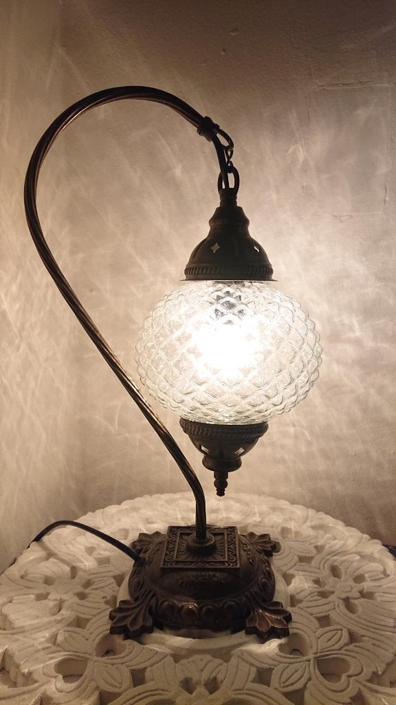 Diverse tafel en hanglamp Oosters Arabisch vintage glas lamp, Ophalen of Verzenden, Nieuw, Glas