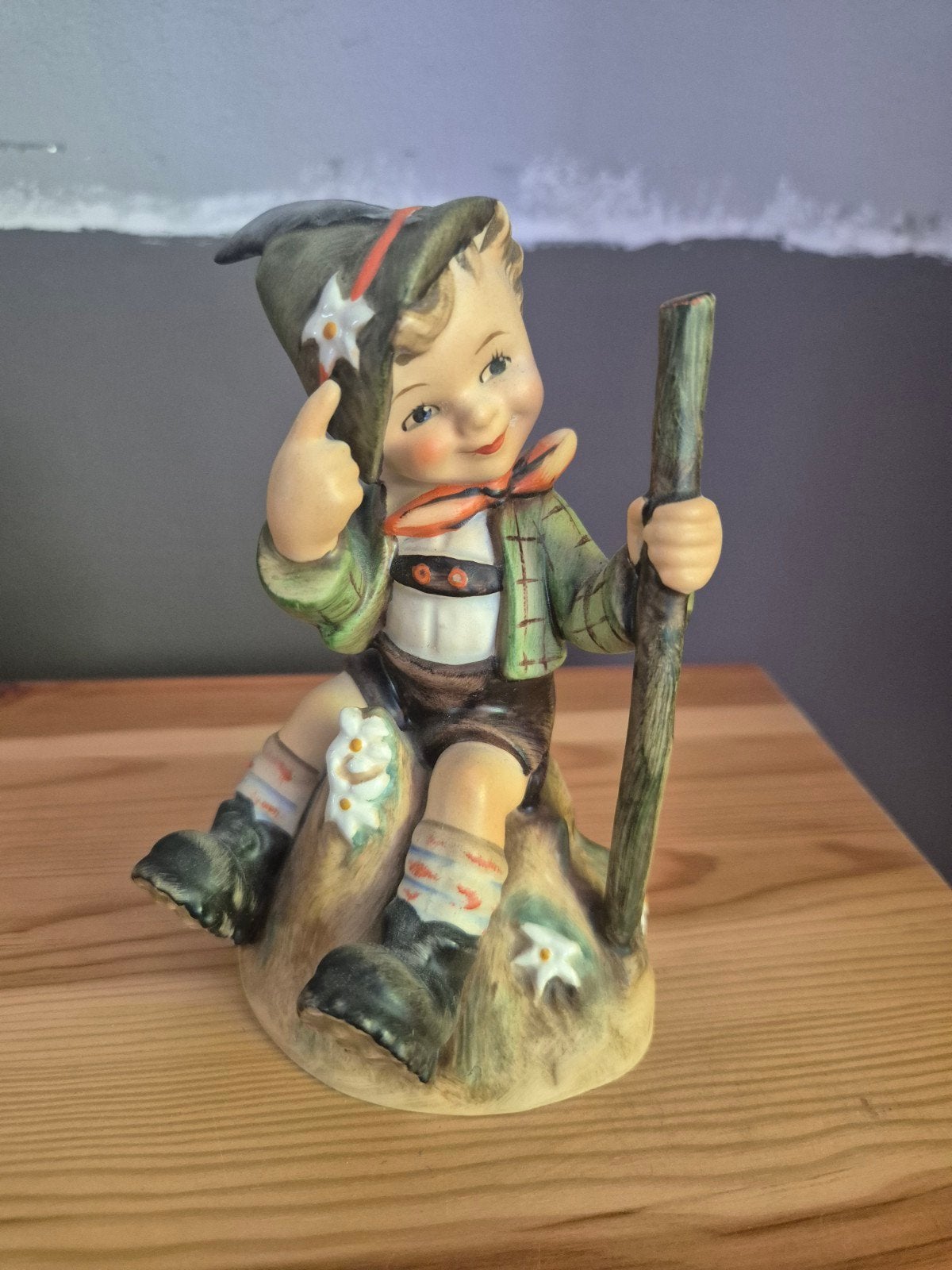Vintage Goebel Hummel Jongen met Stok, Ophalen of Verzenden